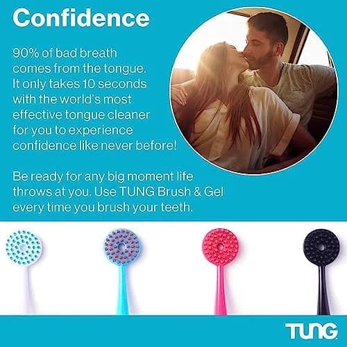 Peak Essentials The Original Tung Gel Fresh Mint Tongue Cleaner 2 x 3oz (85g) | Fights Bad Breath thumbnail 6