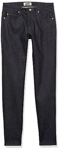 Naked & Famous Denim Super Guy Slim Fit Jeans in Blue Comfort Stretch 32in | Classic Raw Denim Look thumbnail 1