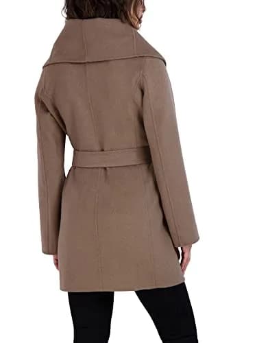 TAHARI Women's Marilyn Wool Blend Peacoat Large | Feminine, Lightweight & Versatile thumbnail 3