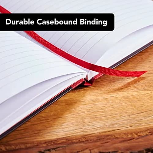 Black n' Red Notebooks Business Journals 2 Pack 8-1/4" x 5-7/8" | Premium Ruled Hardcover (70-120 chars) thumbnail 4