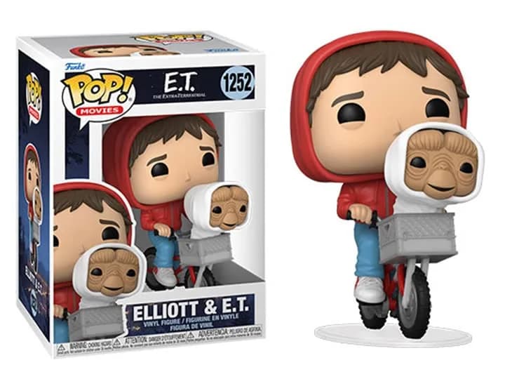Funko POP E.T. The Extra-Terrestrial - Elliot with E.T. in Basket | 3.75 inches Vinyl Collectible thumbnail 3
