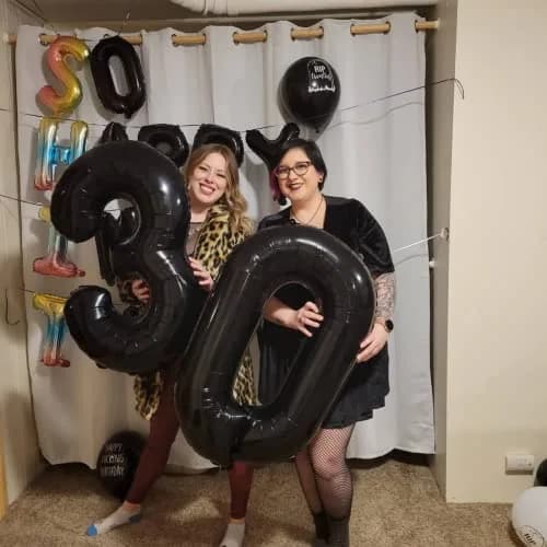 Lingqiang Black Number 3 Balloon 40 inch | Reusable Foil Party Decoration thumbnail 4