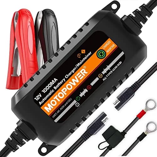 MOTOPOWER MP00205B 12V 1A Automatic Battery Charger & Maintainer | 12V 1A thumbnail 1
