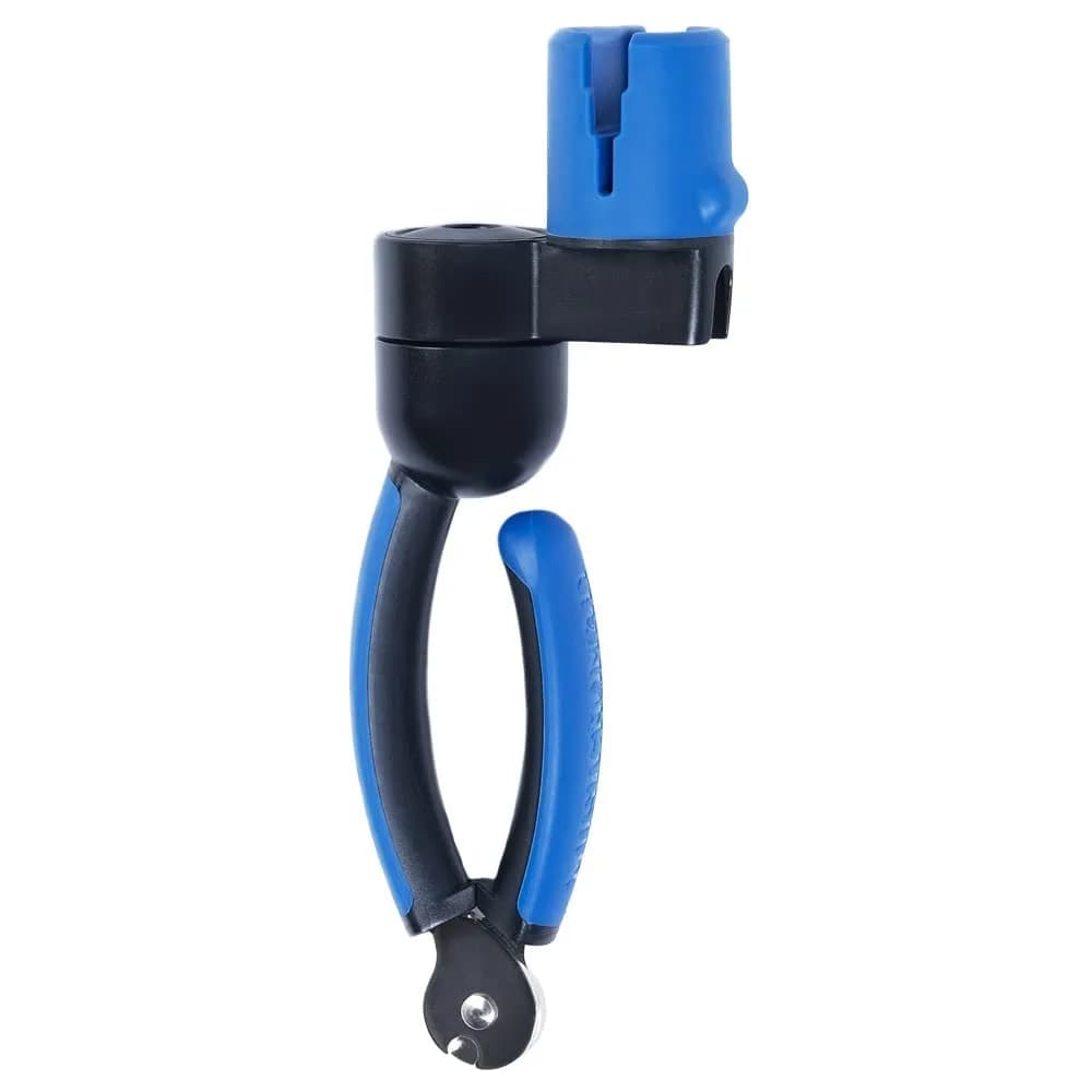 MusicNomad Grip ONE Guitar String Winder, Cutter & Pin Puller (MN223) | All-in-One Tool for Guitars, Basses, Ukuleles — Blue