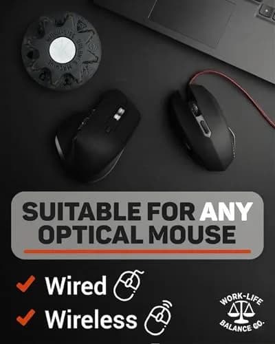 Work-Life Balance Corporation Mechanical Mouse Jiggler, Cordless & Undetectable | Keeps Computer Active thumbnail 5