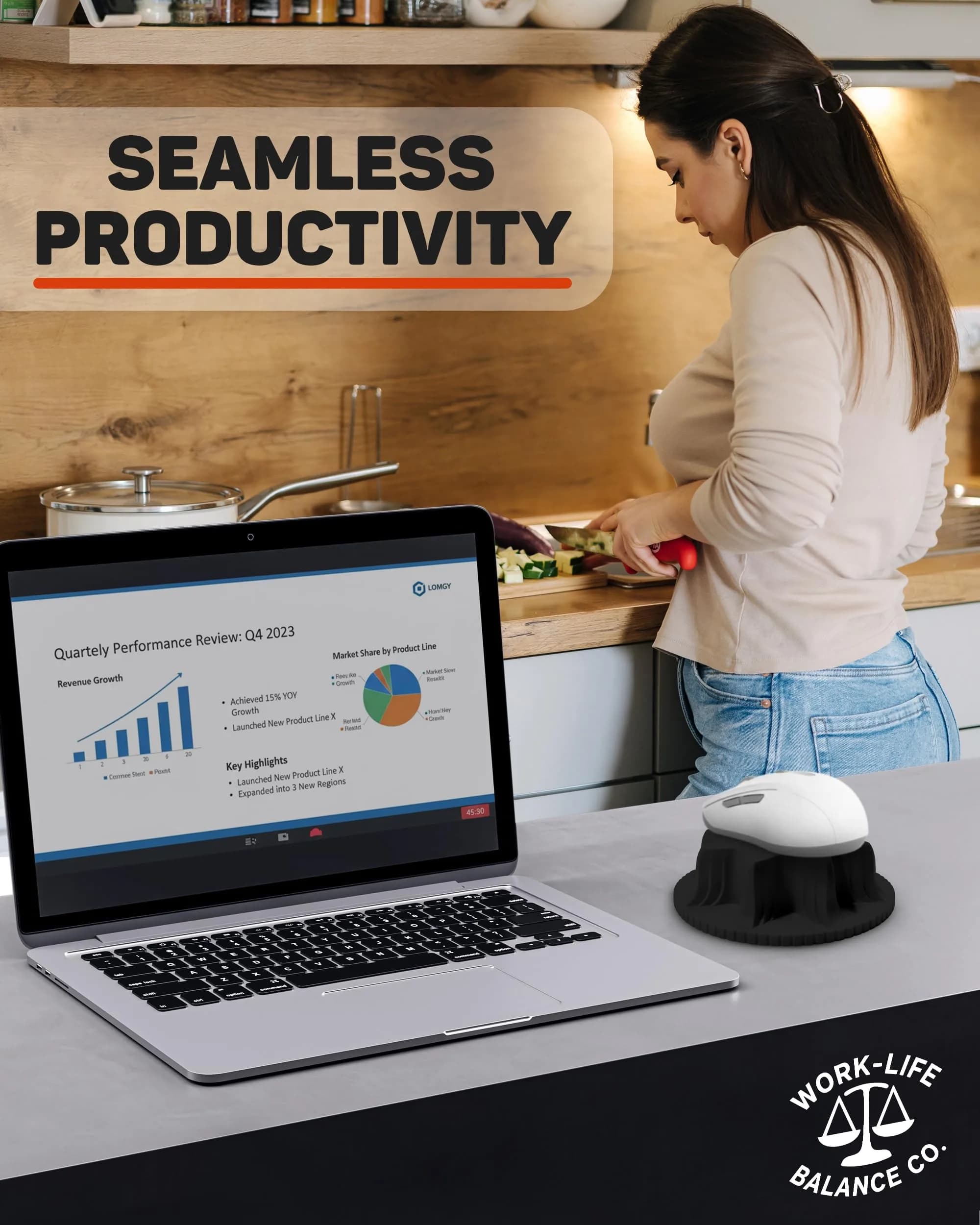 Work-Life Balance Corporation Mechanical Mouse Jiggler, Cordless & Undetectable | Keeps Computer Active - view 6