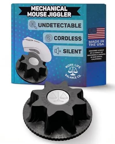 Work-Life Balance Corporation Mechanical Mouse Jiggler, Cordless & Undetectable | Keeps Computer Active thumbnail 1