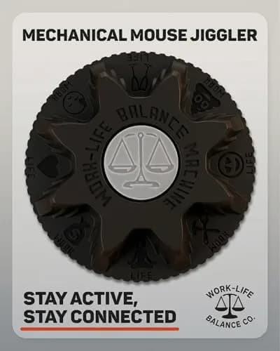 Work-Life Balance Corporation Mechanical Mouse Jiggler, Cordless & Undetectable | Keeps Computer Active thumbnail 2
