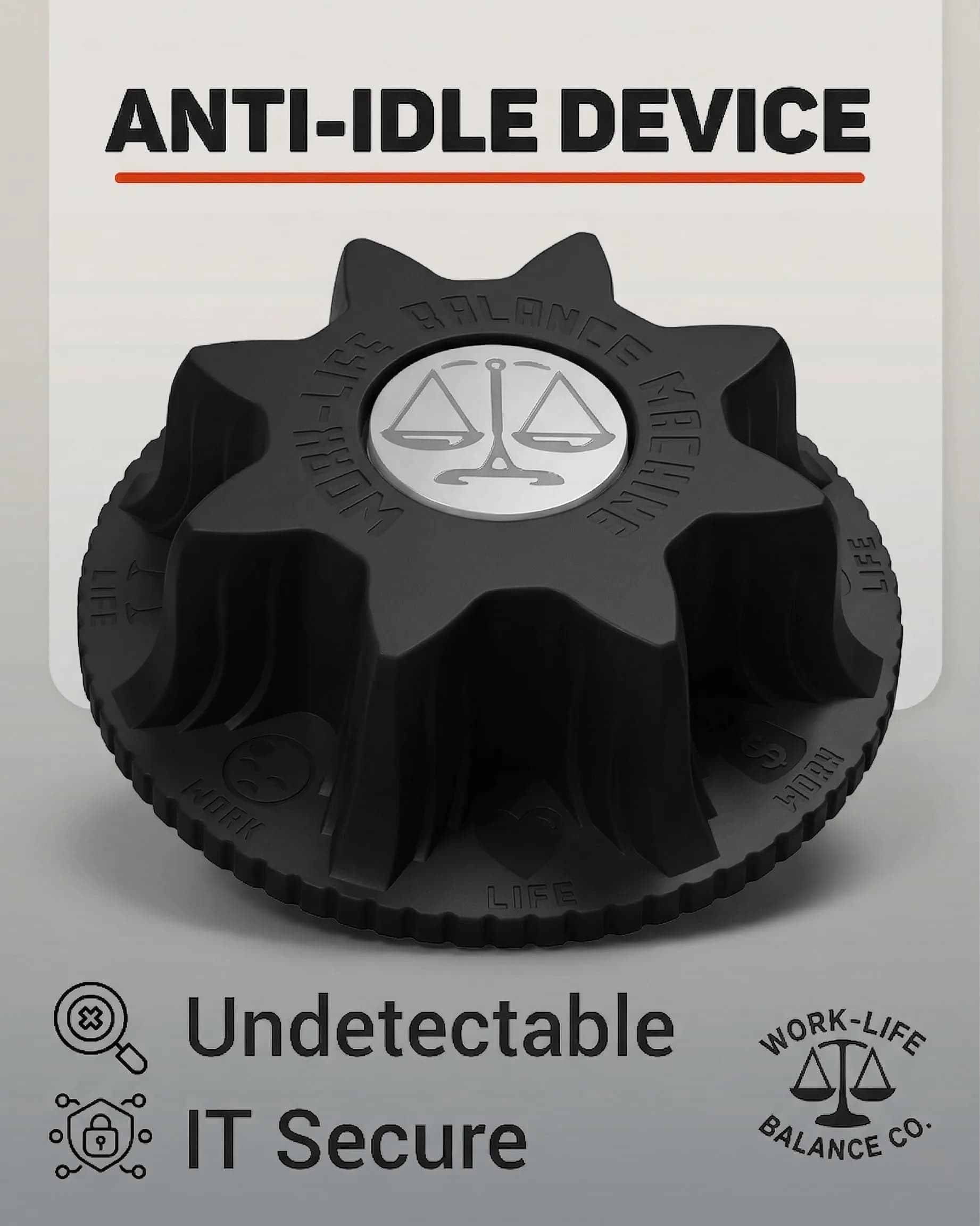 Work-Life Balance Corporation Mechanical Mouse Jiggler, Cordless & Undetectable | Keeps Computer Active - view 3