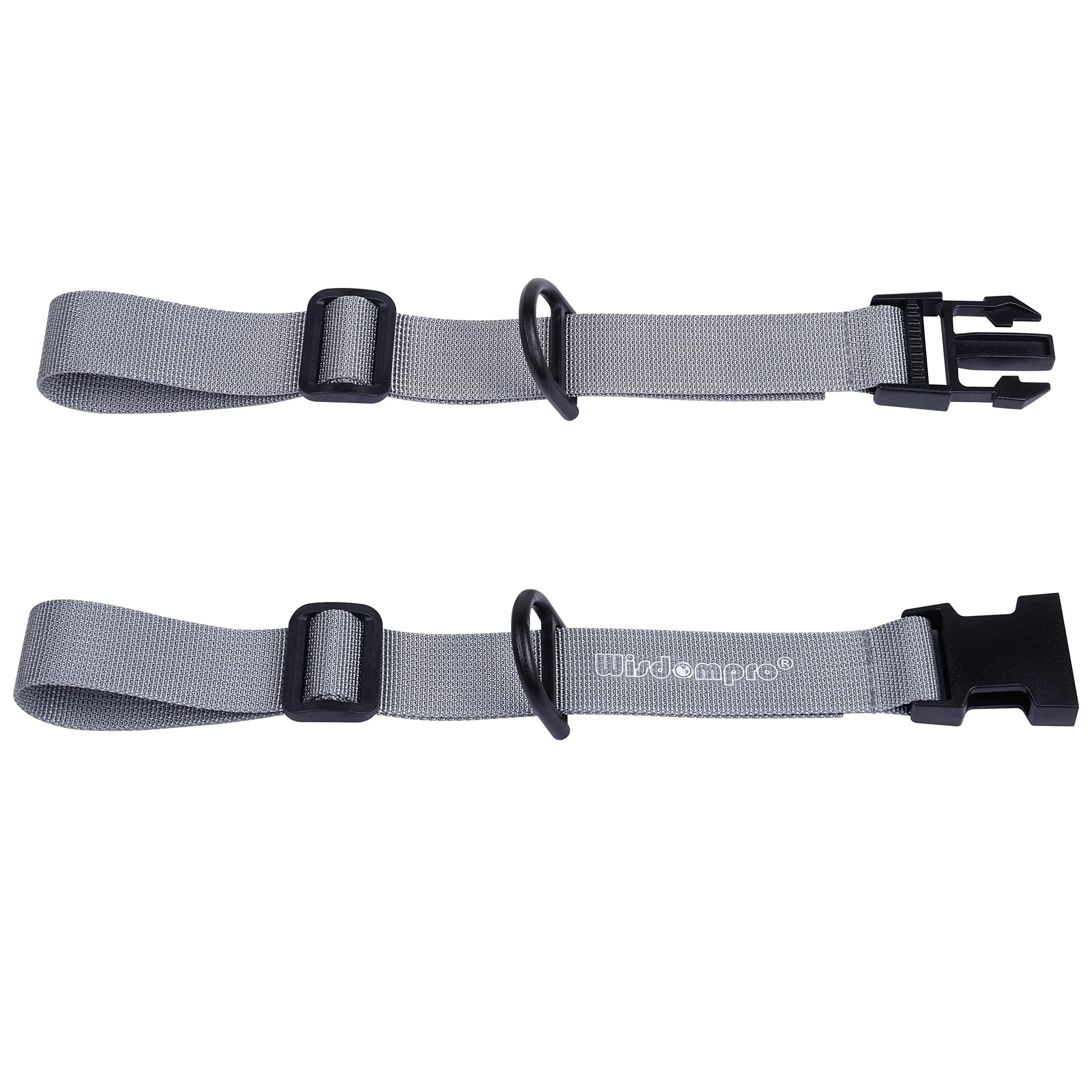 Wisdompro Heavy Duty Backpack Chest Strap, Gray | Adjustable Webbing for Outdoor Activities