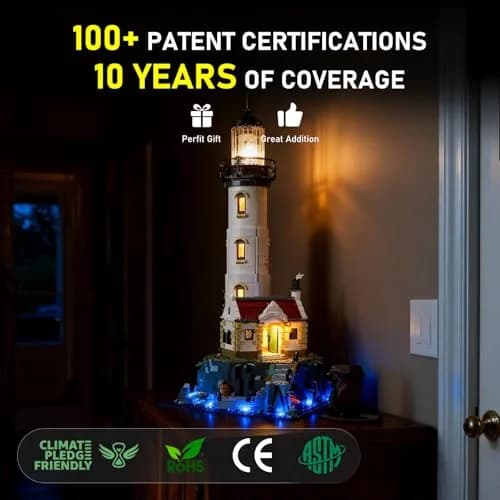 BRIKSMAX Light Kit for LEGO Ideas Motorized Lighthouse 21335 | Educational STEM Toy for Kids 6-12 thumbnail 4