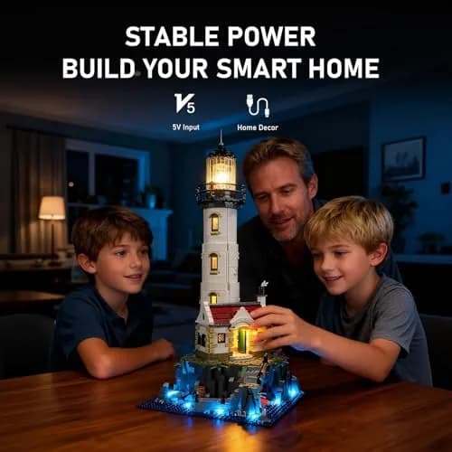 BRIKSMAX Light Kit for LEGO Ideas Motorized Lighthouse 21335 | Educational STEM Toy for Kids 6-12 thumbnail 5