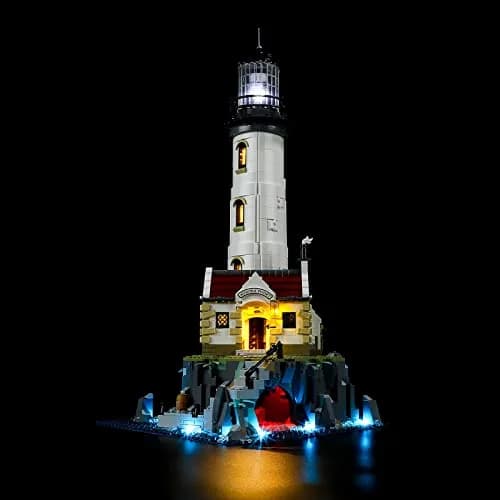 BRIKSMAX Light Kit for LEGO Ideas Motorized Lighthouse 21335 | Educational STEM Toy for Kids 6-12 thumbnail 1