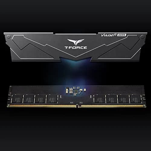 TEAMGROUP T-Force Vulcan Alpha DDR5 RAM 32GB (2x16GB) 5600MHz CL40 Desktop Memory Module | AMD Optimized thumbnail 6