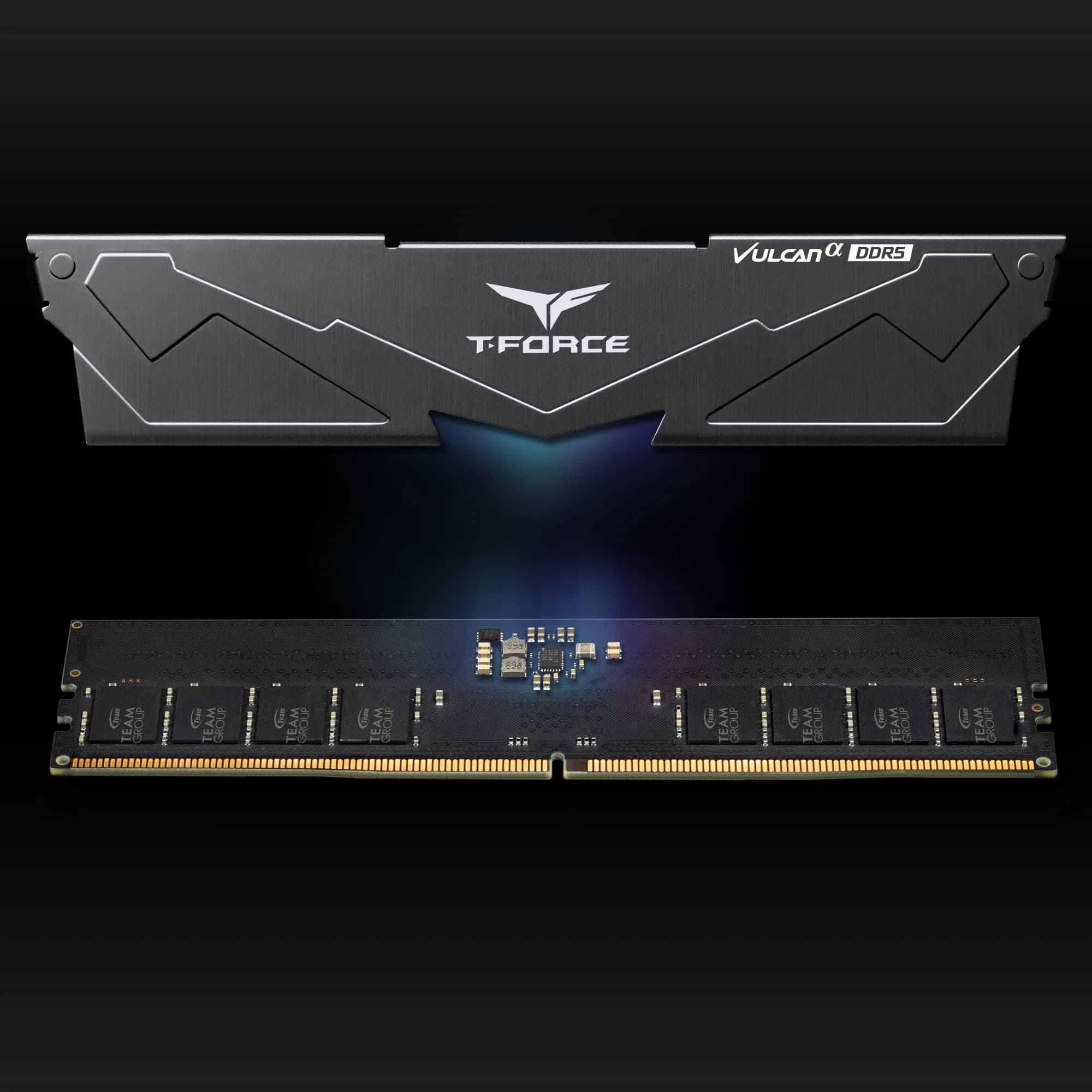TEAMGROUP T-Force Vulcan Alpha DDR5 RAM 32GB (2x16GB) 5600MHz CL40 Desktop Memory Module | AMD Optimized - view 6