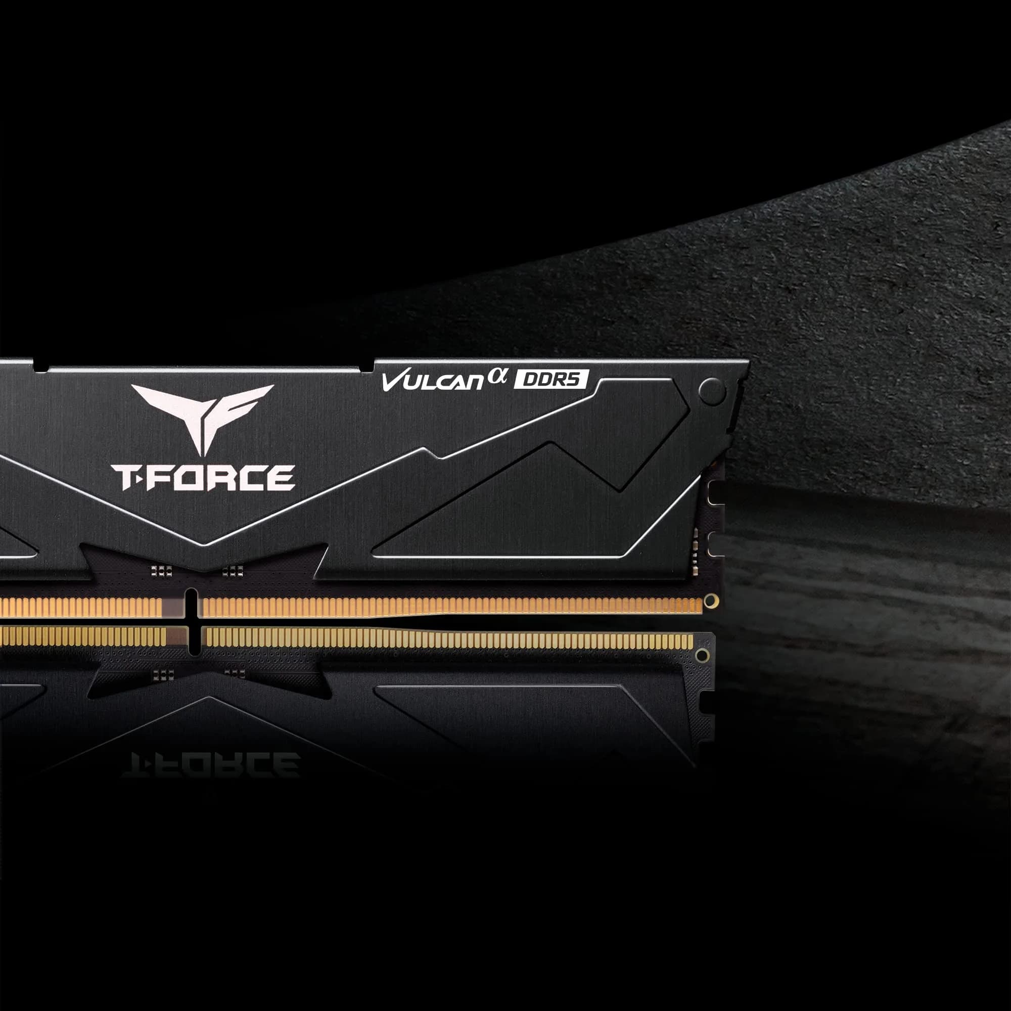 TEAMGROUP T-Force Vulcan Alpha DDR5 RAM 32GB (2x16GB) 5600MHz CL40 Desktop Memory Module | AMD Optimized - view 7