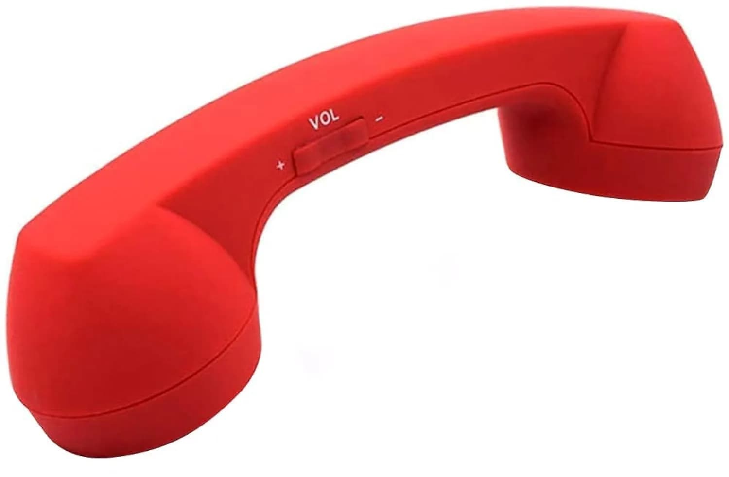 LIONSOUL Retro Bluetooth Handset for Cell Phones & Computers - Vibrant Red - main product image