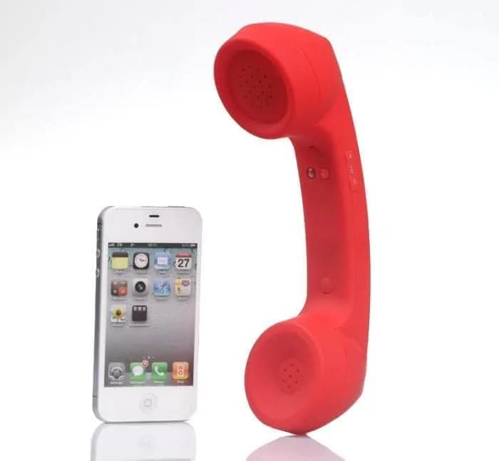 LIONSOUL Retro Bluetooth Handset for Cell Phones & Computers - Vibrant Red - view 5