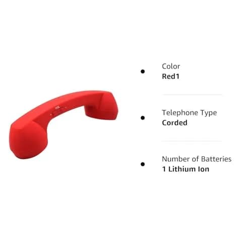 LIONSOUL Retro Bluetooth Handset E88C9D | 12 Hours Talk Time thumbnail 8