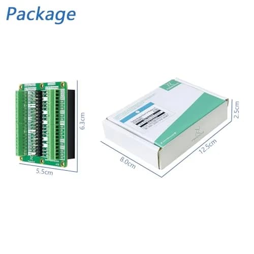 Freenove Breakout Board for Raspberry Pi 5 4B 3B+ Zero 2 W HAT | GPIO Status LEDs & Terminal Block thumbnail 7