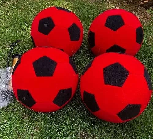 Vinfgoes 4 PCS 8'' Inflatable Sticky Soccer Ball | Outdoor Soccer Dart Board Accessory thumbnail 3