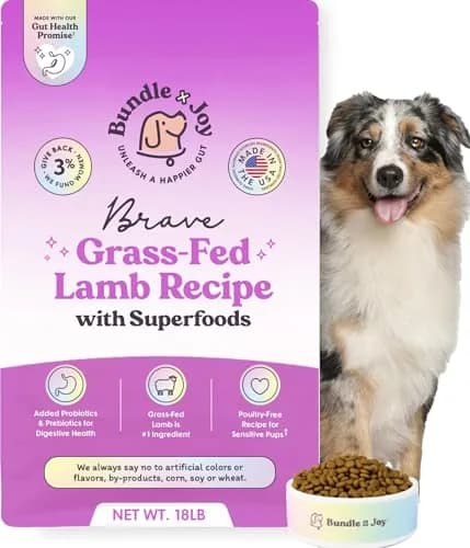Bundle x Joy Lamb Probiotic Dry Dog Food 18lb | Grain-Free, Natural, Supports Digestion thumbnail 1