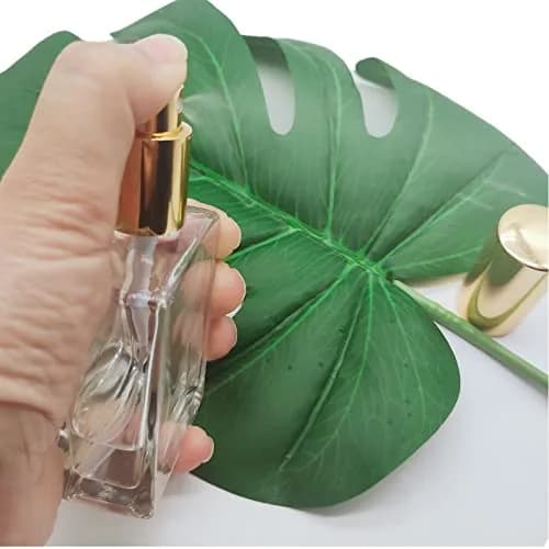 PimyRcyi 8PCS Square Glass Spray Bottle 50ml (1.7oz) | Fine Mist Refillable Perfume Atomiser thumbnail 6