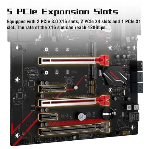 MACHINIST X99 MR9A PRO MAX Motherboard Intel LGA 2011-V3 DDR4 ATX Server | Quad-Channel 128GB ECC/Non-ECC Memory Support thumbnail 5
