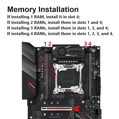 MACHINIST X99 MR9A PRO MAX Motherboard Intel LGA 2011-V3 DDR4 ATX Server | Quad-Channel 128GB ECC/Non-ECC Memory Support thumbnail 8