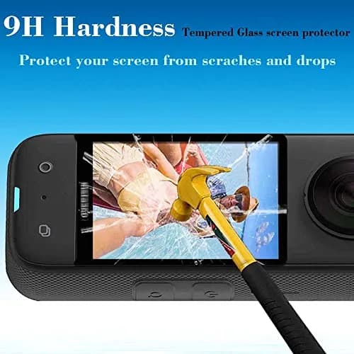 ULBTER Screen Protector for Insta360 X3 360 Camera LCD | 2 Pack, Anti-Scratch, HD Clarity, Bubble-Free thumbnail 3