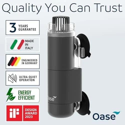 OASE CrystalSkim 350 Surface Skimmer Filter for Aquariums up to 350L | German-Engineered, Italian-Made, UL-Certified thumbnail 6