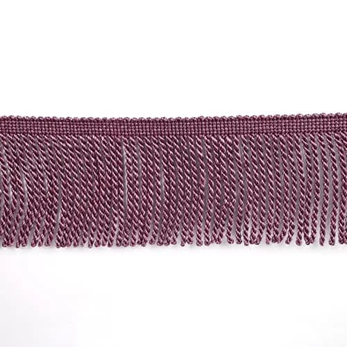 Fenghuangwu 4 Inch Wide Rayon Curtain Bullion Fringe Trim for DIY Sewing & Decoration thumbnail 2