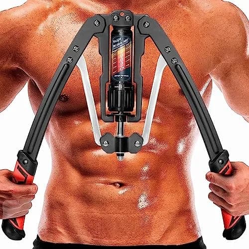 Yes4All Hydraulic Twister Arm Exerciser 2.3 kg (5 lb) | Adjustable 22-440lbs Home Chest Expander thumbnail 1