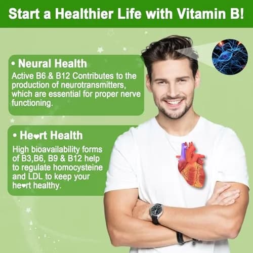 EnvyCure Sugar Free Vitamin B Complex with Methyl B12, MethylFolate, B6, B1, B2, B3, 90 Count (Pack of 2) | Fast Dissolve, Vegan, Energy & Neural Support thumbnail 5