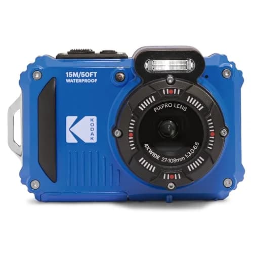 KODAK PIXPRO WPZ2 Waterproof Digital Camera 16MP 4X Optical Zoom Blue | 15m Waterproof, 1080p HD Video thumbnail 1