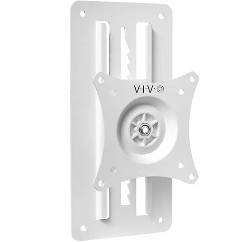 VIVO Height Adjustable Single Monitor Wall Mount (White) | Fits 17"-32" Screens, 7.98 kg Max Load, VESA 100x100mm thumbnail 1