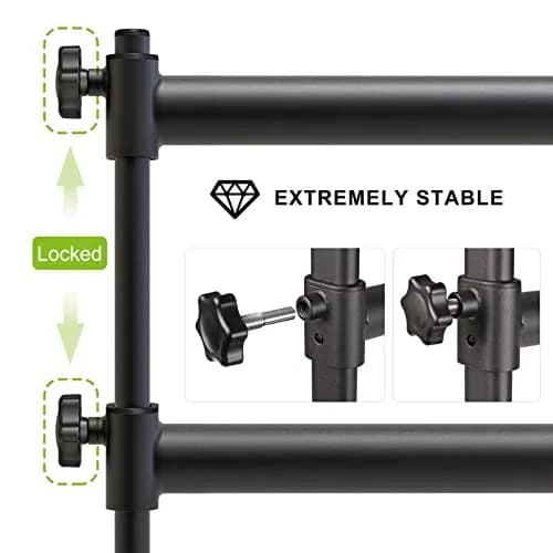 SELEWARE 4 FT Steel Freestanding Ballet Barre | Height Adjustable Dance Bar for Home & Studio Use thumbnail 2