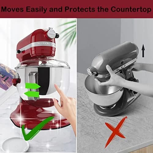 Oudizz Mixer Mover Kitchen Assistant Countertop Slip Mat 37cm x 25.5cm | Compatible with KitchenAid 5–8 Qt thumbnail 3