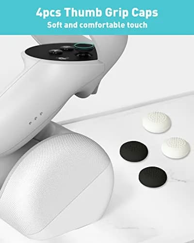 OLCLSS Joystick Replacement Kit for Oculus Quest 2 & Meta Quest 3 Controllers | 3rd Gen Analog Stick Repair Set with T5 Screwdriver & Thumbstick Caps thumbnail 5