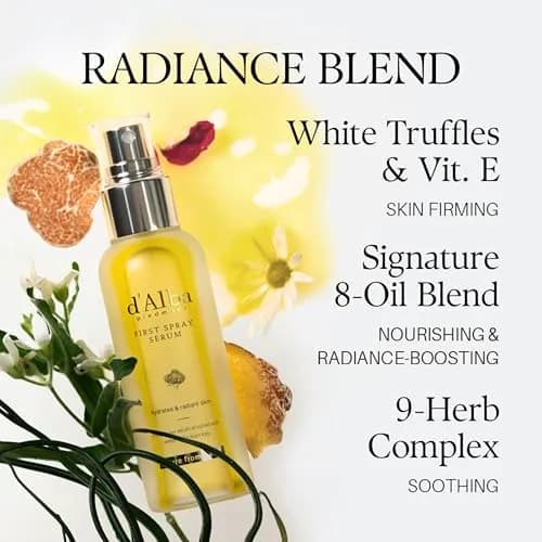 d'alba Piedmont Italian White Truffle First Spray Serum 100ml (3.38 Fl Oz) | Vegan Glow Mist for All Skin Types thumbnail 7
