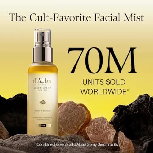d'alba Piedmont Italian White Truffle First Spray Serum 100ml (3.38 Fl Oz) | Vegan Glow Mist for All Skin Types thumbnail 2