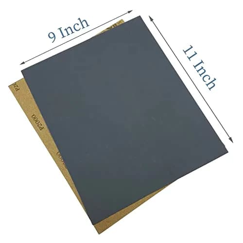 AutKerige 30PCS Sanding Sheets 9 x 11 Inch | Assorted Grit 400-2000 Silicon Carbide Wet Dry Sandpaper for Wood Metal Ceramic Auto Polishing thumbnail 2