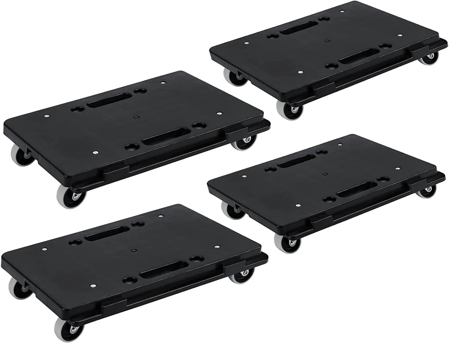Insdawn Furniture Dolly 4 Pack Heavy Duty Moving Dollies 500 Lb Capacity | Connectable Wheels for Heavy Furniture