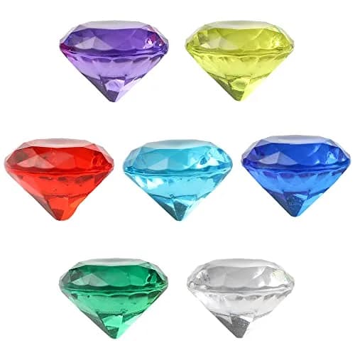 CORODER Blue Hedgehog Bag Include Acrylic Gems & Gold Rings | Kids Party Favor (6 inch x 4.7 inch) thumbnail 2