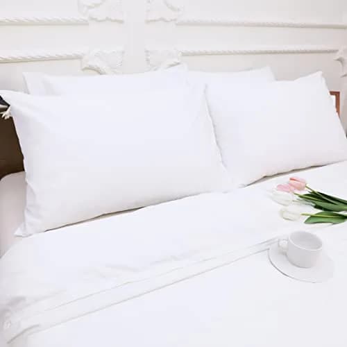 NTBAY Waterproof Standard Pillow Protectors | 4 Pack, White, Quiet TPU Layer, Zippered Fit (20 x 26 Inches) thumbnail 8