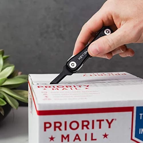 KeySmart Safe Box Opener Black | Key-Shaped Package Opener with Finger Protection for Keychain & KeySmart thumbnail 2