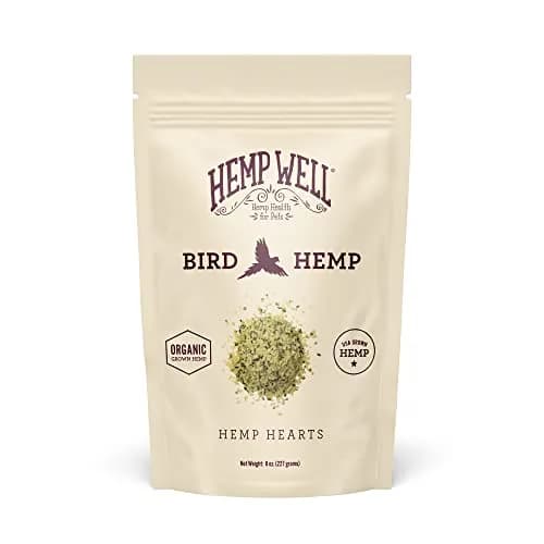 Hemp Well Organic Hemp Hearts for Birds 8 oz (227 g) | Immune & Relaxation Support thumbnail 1