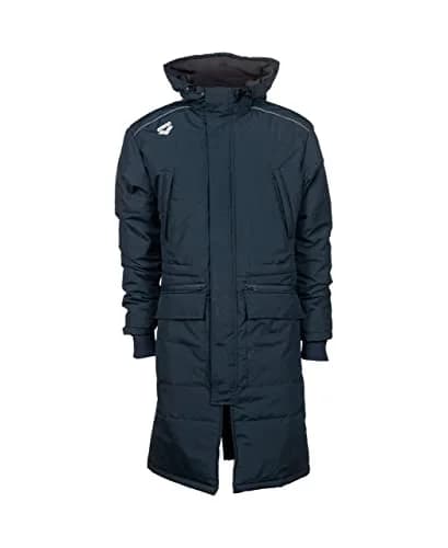 ARENA Unisex Adult Team Swim Parka Solid Fleece Winter Coat Waterproof Long Jacket, Navy, 3X-Large | Water-Resistant Performance Outerwear thumbnail 1