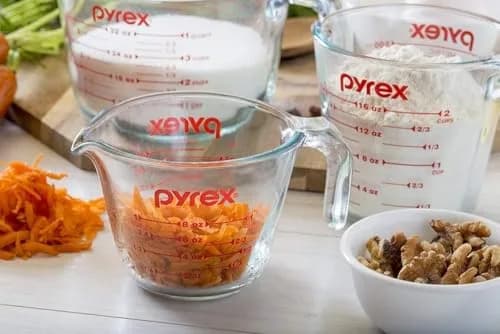 Pyrex Essentials Glass Measuring Cups Set 237ml (2 Cup) | Precise Pouring & Easy Cleanup thumbnail 2