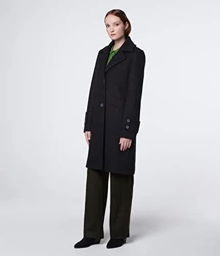 Andrew Marc Wool Coat Notch Collar Black XL | Classic Winter Style with American Craftsmanship thumbnail 5